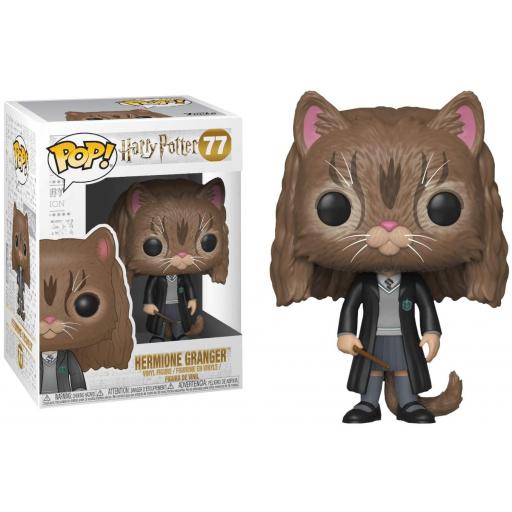 Funko pop 77 Hermione tranformacion de gato de Harry Potter