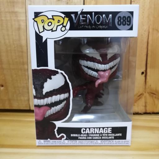 Funko pop 889 Carnage de Venom de Marvel