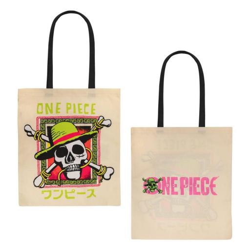 Bolsa tela One Piece calabera