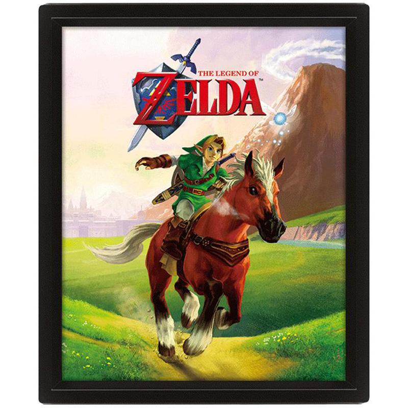 Cuadro 3D de Zelda