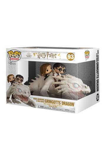 Funko pop 93 Dragon Gringotts con Harry, Ron y Hermione de Harry Potter