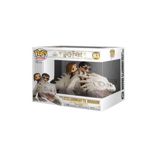 Funko pop 93 Dragon Gringotts con Harry, Ron y Hermione de Harry Potter