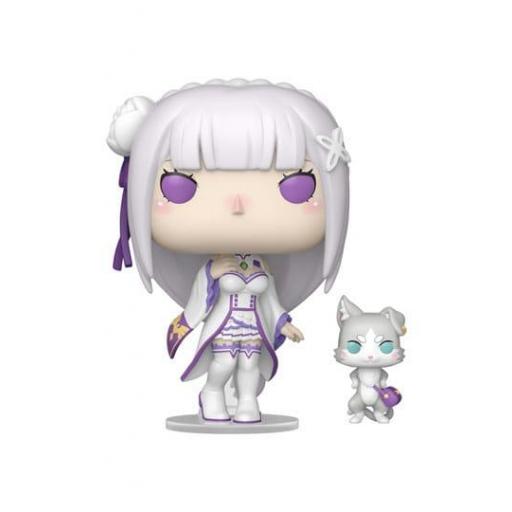 Funko pop 2112 Emilia con Puck de Re:Zero  [0]