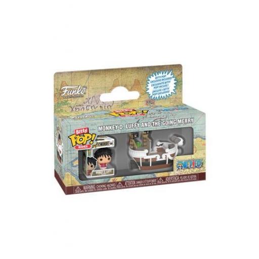 Bitty pop moment de Luffy con su barco Merry