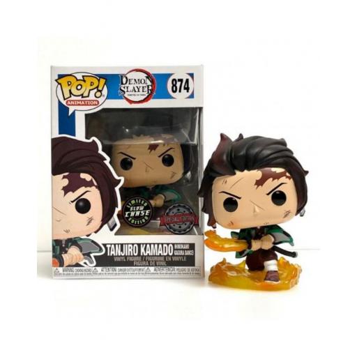 Funko pop 874 Tanjiro Kamado exclusivo chase de Demon Slayer