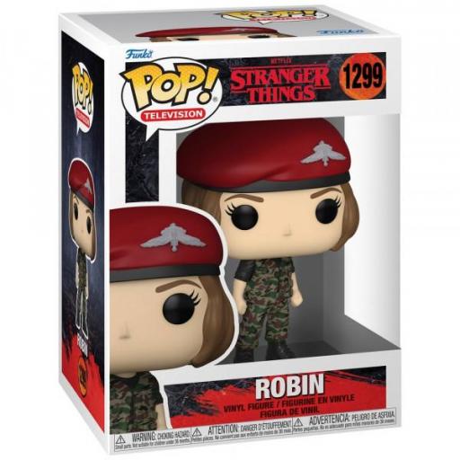 Funko pop 1299 Robin vestida de militar de Stranger Thigs 4º temporada [1]
