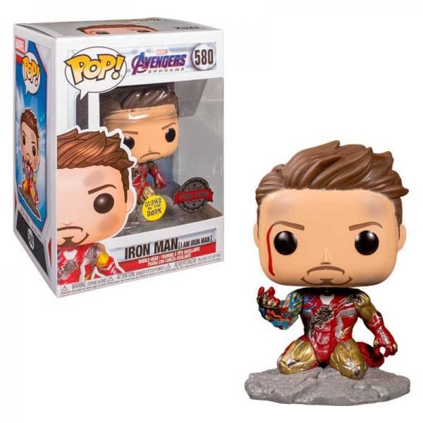 Funko pop 580 Iron man con brazalete de Avengers Endgame