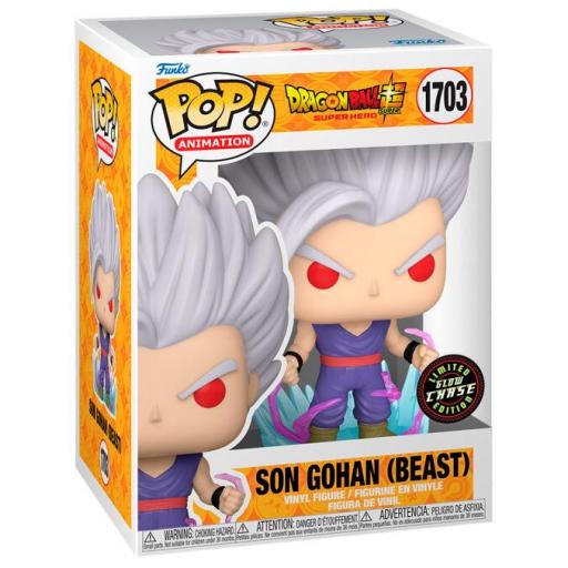 Funko pop 1703 Son Gohan (beast) versión Chase  de Dragon ball super [1]