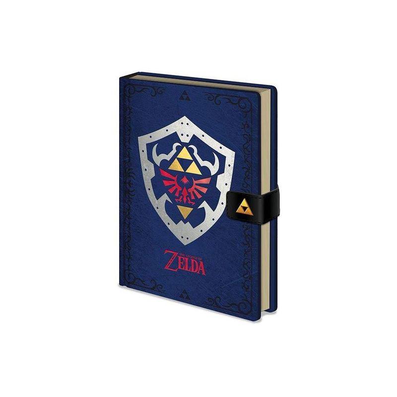 Cuaderno The Legend of Zelda Diseño Escudo Hyliano A5