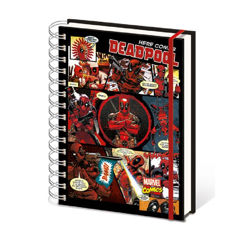 Libreta Deadpool Viñetas