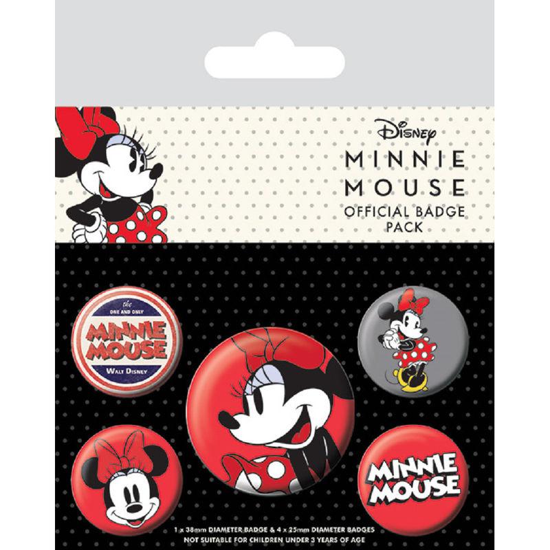 Set chapas Disney Minnie Mouse