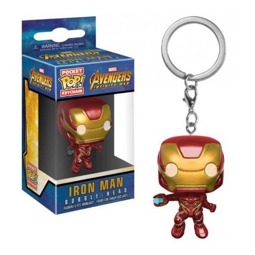 Llavero Pocket pop Iron Man de Avengers infinity war