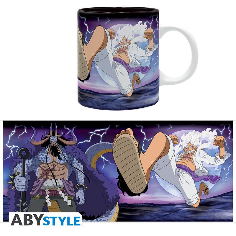Taza Luffy contra Kaidou de One Piece