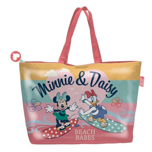 Bolso de playa Minnie y Deisy