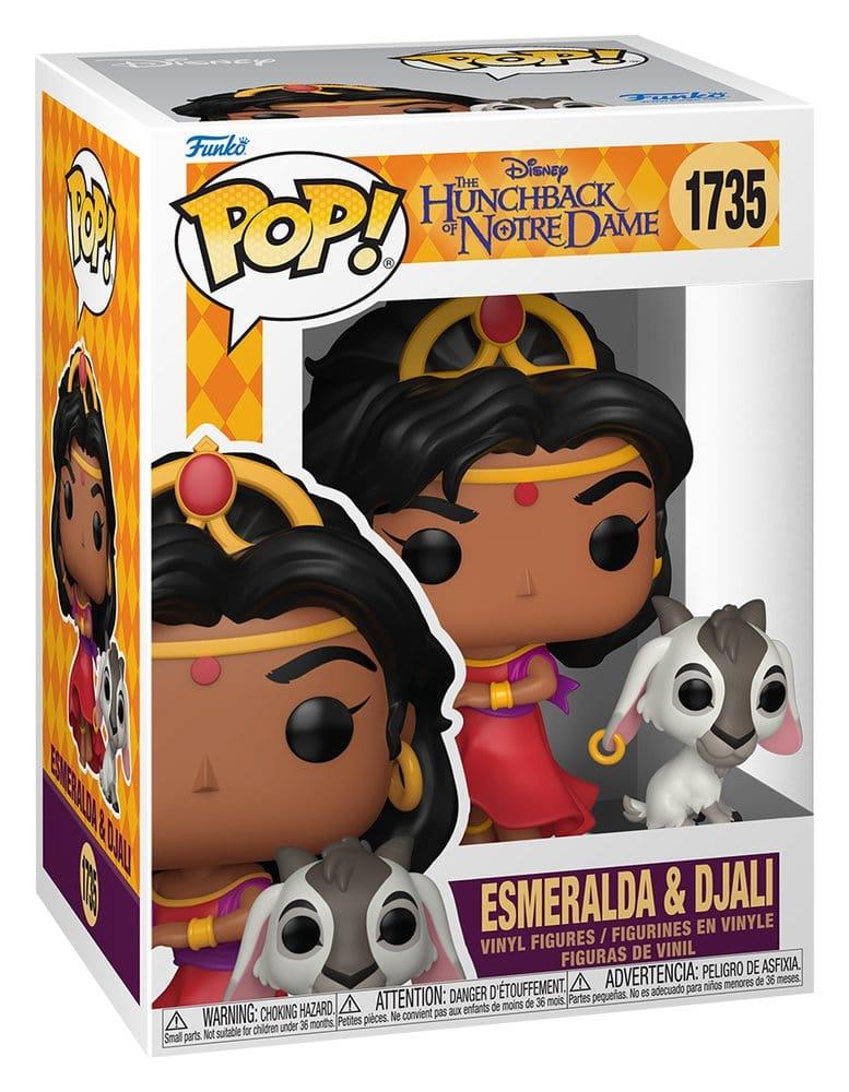 Funko pop 1735 Esmeralda & Djali de El Jorobado de Notre dame de Disney