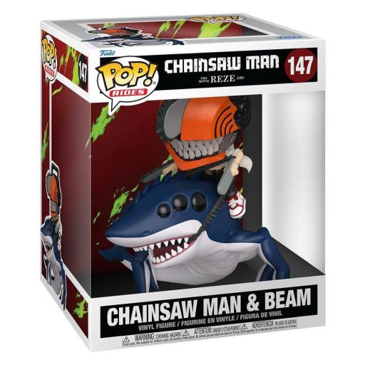 Funko pop 147 Chainsaw Man & Beam de Chainsaw man 15cm [0]