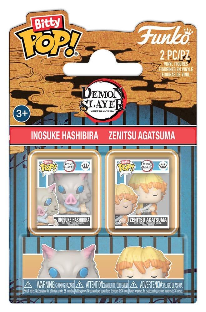 Funko pop bitty pack de 2 Inosuke & Zenitsu 2 cm de Demon slayer