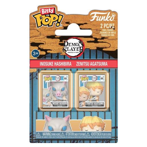 Funko pop bitty pack de 2 Inosuke & Zenitsu 2 cm de  Demon slayer [0]