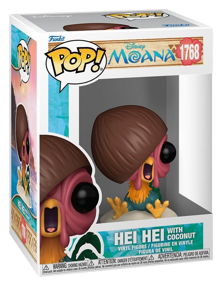 Funko pop 1768 Hei Hei con Coconut Moana de Disney