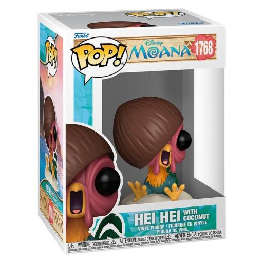 Funko pop 1768 Hei Hei  con Coconut Moana  de Disney [0]