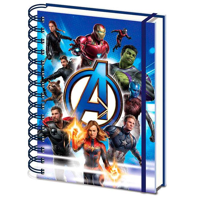 Cuaderno A5 Vengadores Avengers Endgame Marvel
