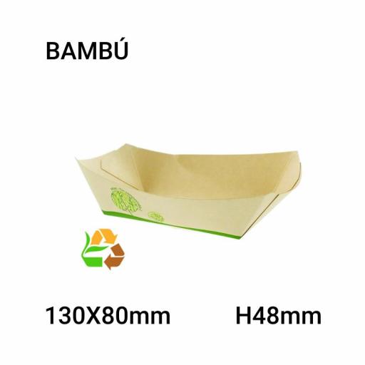 Bandeja bambú 1000 unidades  [0]