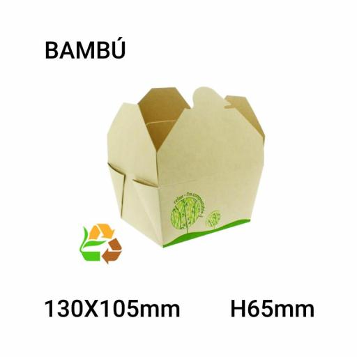 Caja bambú 450 unidades 
