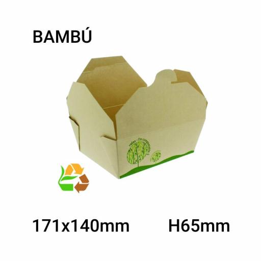 Caja bambú 300 unidades  [0]