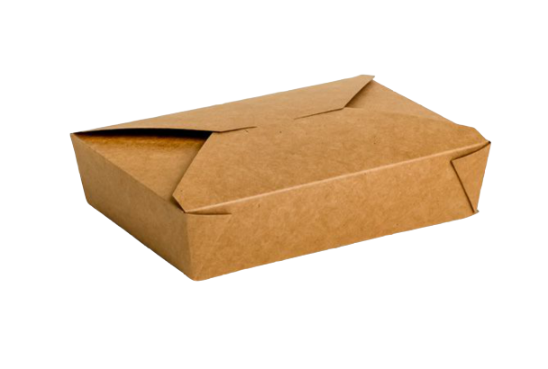 Envase cartón Takeaway Kraft 200 uni. 210x150x48mm