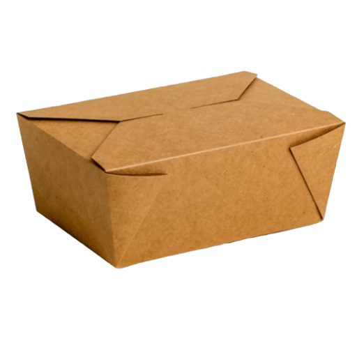 Envase cartón Takeaway Kraft 160 uni. 220x160x90mm