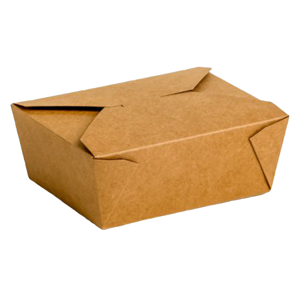 Envase cartón Takeaway Kraft 300 uni. 170x140x65mm [0]