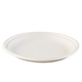 Plato compostable 23cm. 500 uni.