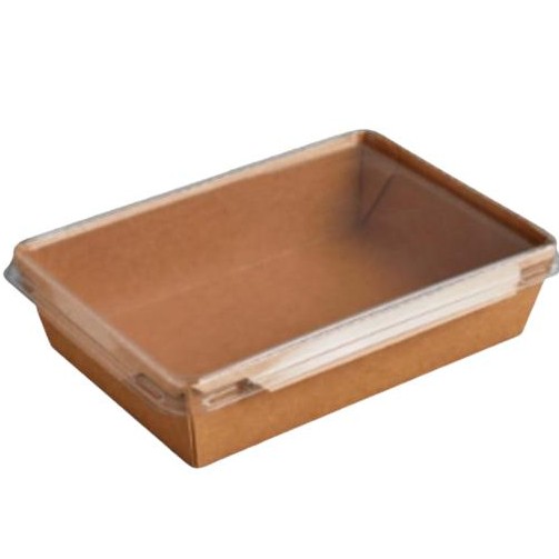 Envase cartón kraft con tapa 2100ml 300 uni.