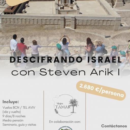 PAGO FINAL TOUR A ISRAEL CON STEVEN ARIK JUNIO 2025