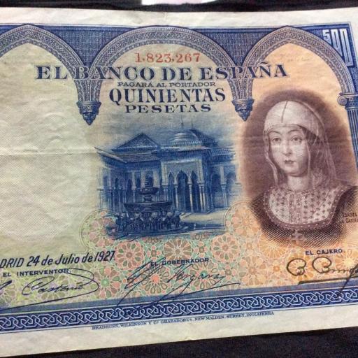 500 PESETAS 1927 - ISABEL LA CATÓLICA  [2]