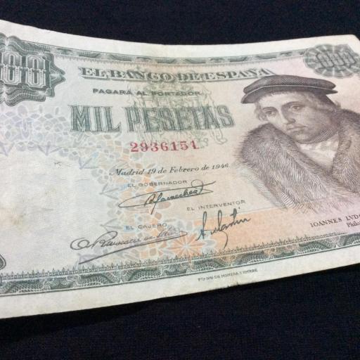 1000 PESETAS 1946 - LUIS VIVES [2]