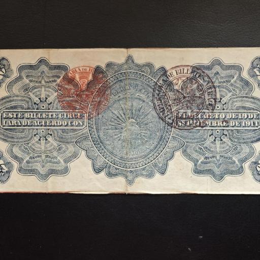 20 PESOS 1914 ESTADO PROVISIONAL DE MEXICO RESELLO VERACRUZ [1]