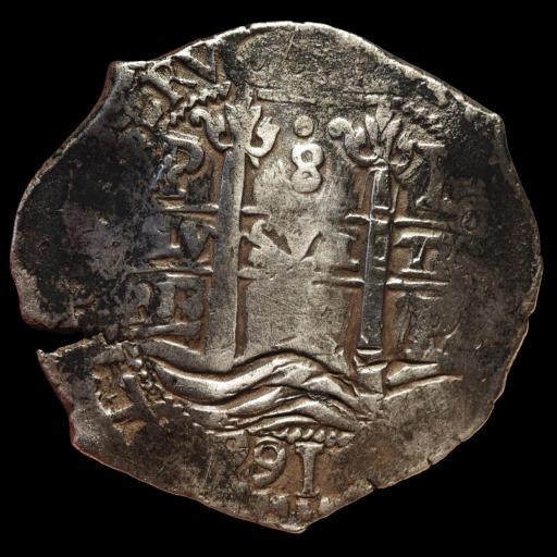 MACUQUINA DE 8 REALES 1668 - POTOSÍ [0]