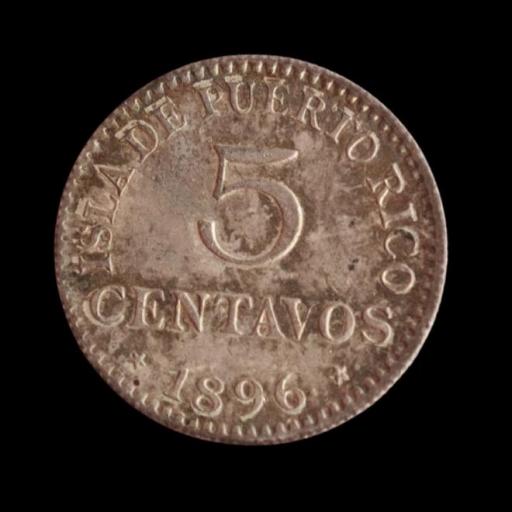 5 CENTAVOS DE PESO 1896 - PUERTO RICO [2]