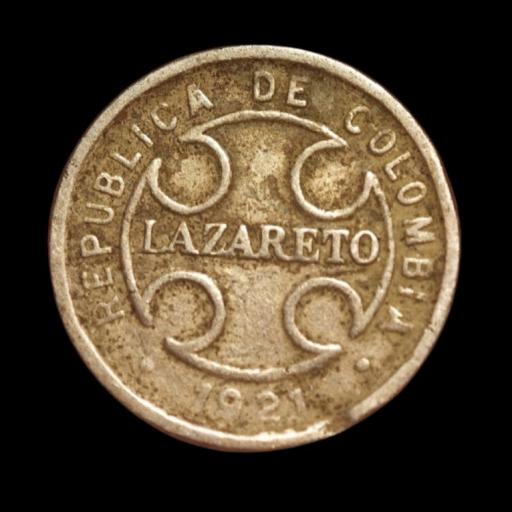 2 CENTAVOS 1921 - LAZARETO - COLOMBIA [0]