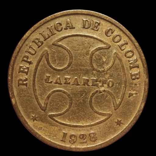 50 CENTAVOS 1928 - LAZARETO - COLOMBIA [0]