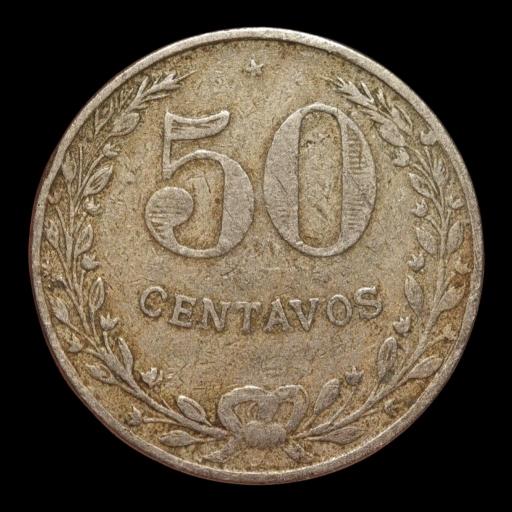 50 CENTAVOS 1921 - LAZARETO - COLOMBIA  [1]