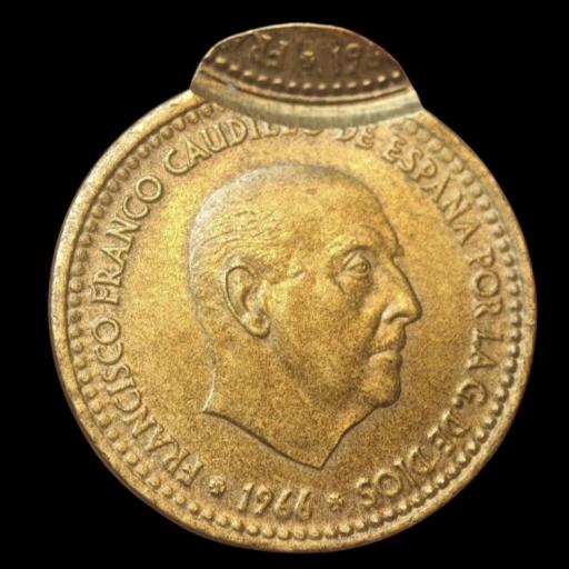 1 PESETA 1966 *67 - FRANCO - GRAVE ERROR [0]