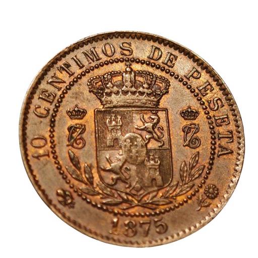 10 CÉNTIMOS 1875 - CARLOS VII [3]