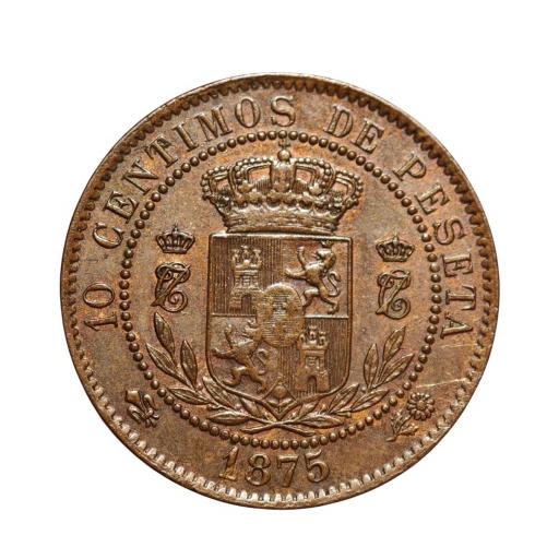 10 CÉNTIMOS 1875 - CARLOS VII [1]