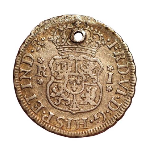 1 REAL COLUMNARIO 1757 - FERNANDO VI - LIMA [1]