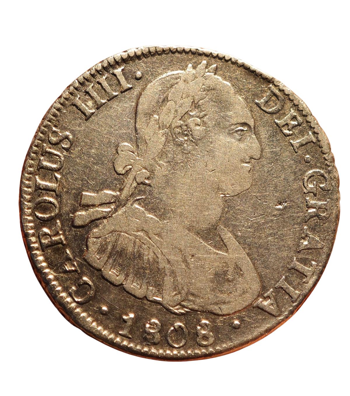 4 REALES 1808 - CARLOS IV - POTOSÍ
