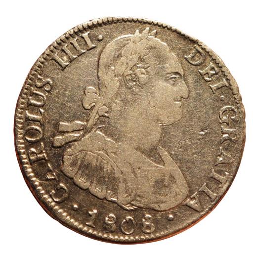 4 REALES 1808 - CARLOS IV - POTOSÍ  [0]