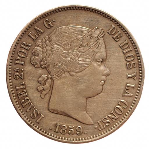 20 REALES 1859 - ISABEL II - SEVILLA