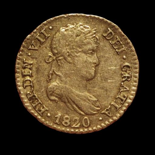 1/2 REAL 1820 - FERNANDO VII - MADRID